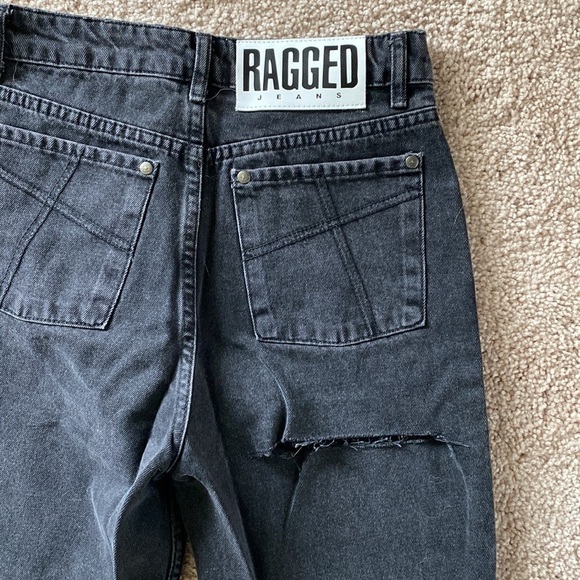 The Ragged Priest Butt Cut Jeans in Charcoal - Picture 7 of 9